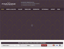 Tablet Screenshot of paradiseonfort.com